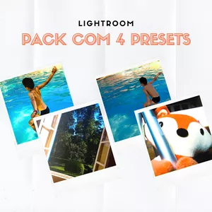 Imagem de capa para o Curso online Pack com 4 Presets | Behind The Window, Chill Out, Foxyny e Pool Party