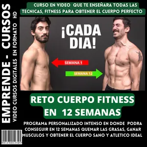 Imagen de portada para Curso online RETO CUERPO PERFECTO EN 12 SEMANAS  + BONUS GRATIS
