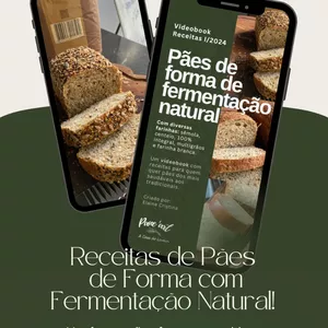 Imagem de capa para o Curso online Pré Venda Livro Pão de forma com farinhas diversas