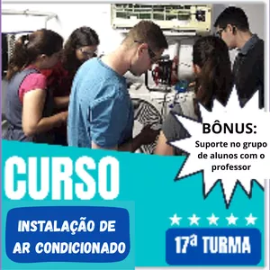 Imagem de capa para o Curso online Curso de Instalação de Ar Condicionado