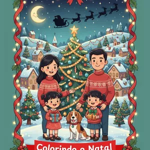 Imagem de capa para o Curso online Colorindo o Natal