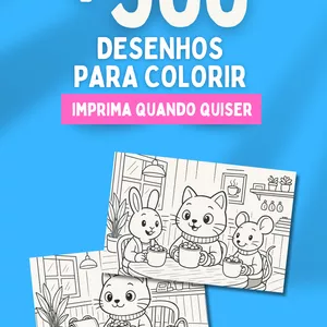 Imagem do curso Clube do Desenho Mágico – 500 Atividades para Colorir e Desenvolver a Criatividade das Crianças