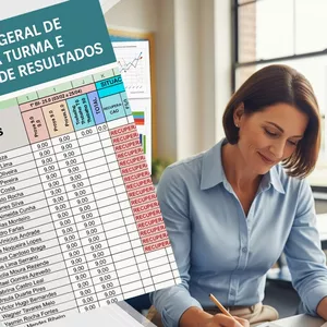 Imagem de capa para o Curso online PLANINHA GERAL DE NOTAS DA TURMA E ANÁLISE DE RESULTADOS