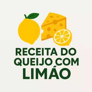 Imagem de capa para o Ebook Receita do queijo com limão 