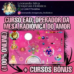 Imagem de capa para o Curso online CURSO EAD: MESA RADIÔNICA DA MESTRA ROWENA