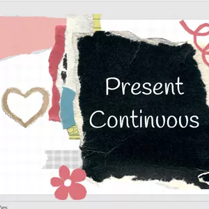 Cover image for Online course Present Continuous Class