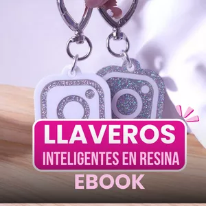 Imagen de portada para Curso online Emprende con Resina: Guía Completa para Crear y Vender Llaveros Inteligentes.