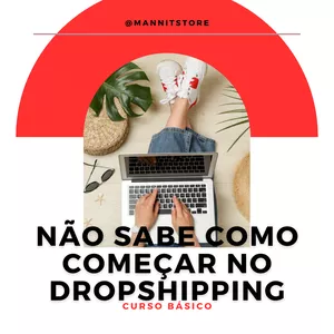 Imagem de capa para o Ebook Curso Básico de Dropshipping