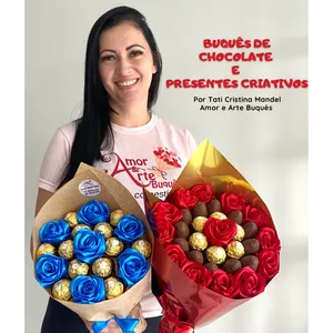 Imagem de capa para o Curso online Buquês de chocolate e presentes criativos 