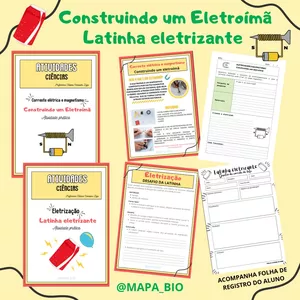 Imagem de capa para o Ebook Construindo um eletroímã/ Desafio da latinha