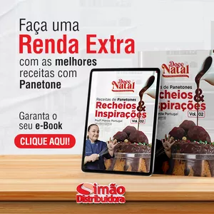 Imagem de capa para o Ebook Doce Natal Lucre como nunca no natal - Receitas de natal faça e venda vol 2