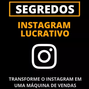 Imagem de capa para o Ebook Instagram Lucrativo