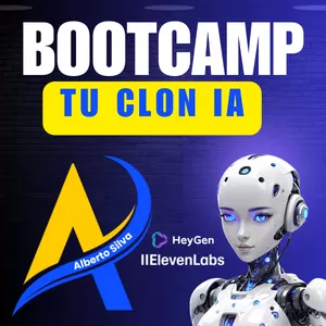 Imagen de portada para Curso online BOOTCAMP: Tu Clon IA con Elevenlabs y Heyguen