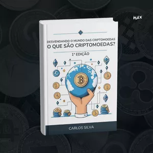 Imagem de capa para o Ebook Desvendando o Mundo das Criptomoedas - O Que São Criptomoedas