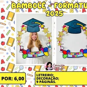 Imagem de capa para o Ebook 🎓Bambolê - Formatura 2025