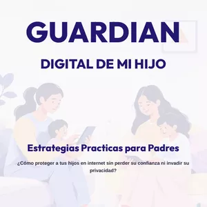 Imagen de portada para Ebook Workbook Guardián Digital: Protege a tus hijos en internet con acuerdos y reglas efectivas