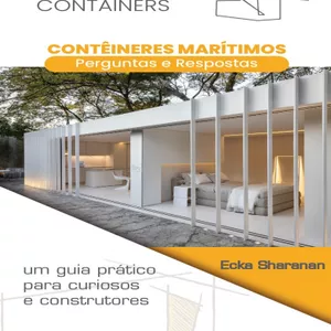 Imagem de capa para o Ebook Contêineres Marítimos - um guia prático para curiosos e construtores