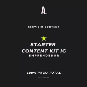 Imagen de portada para Ebook STARTER CONTENT KIT IG By Anna Moss Studio