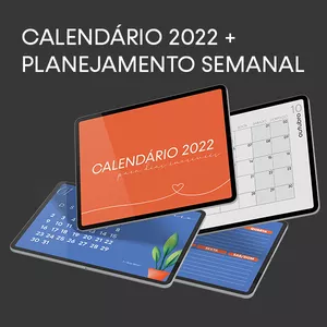 Imagem principal do produto Calendário 2022 + Planejamento Semanal