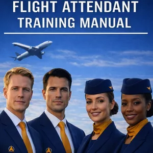 Cover image for Ebook Flight Attendant - Training Manual 