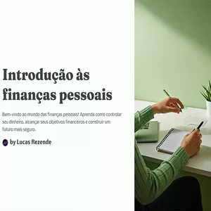 Imagem de capa para o Ebook Ebook Introdução às Finanças Pessoais