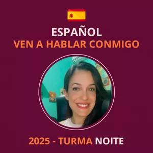 Imagen de portada para Curso online Español ¡Ven a hablar conmigo! I 2025 I Noche