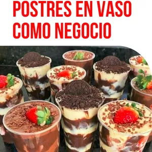 Imagen de portada para Ebook Postres en vaso como negocio