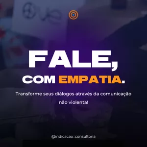 Imagem de capa para o Curso online Fale, com Empatia: Comunicação Não Violenta.