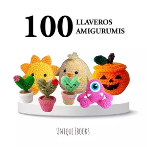 Imagen de portada para Ebook 100 llaveros Amigurumis