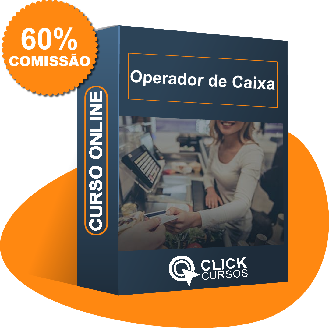 Imagem de Curso de Operador de Caixa criado por Click Cursos  na hotmart