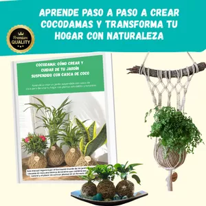 Imagen de portada para Ebook Cocodama – Cómo Crear y Cuidar tu Jardín Suspendido con Cáscara de Coco