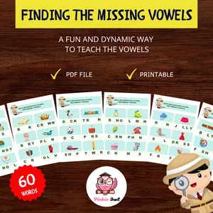 Cover image for Online course Finding the Missing Vowels 