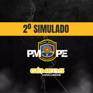 Imagem de capa para o Ebook 2° SIMULADO PMPE
