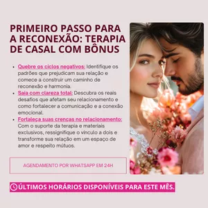 Imagem de capa para o Serviço online Primeiro Passo para a Reconexão: Terapia de Casal com Bônus