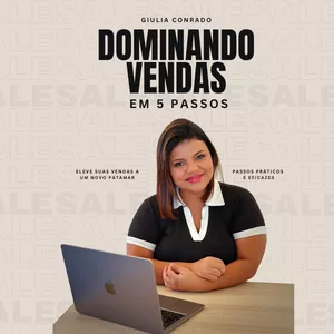 Imagem de capa para o Ebook Dominando Vendas em 05 Passos