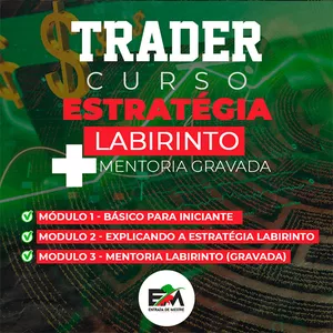 Imagem de Estratégia Labirinto (Curso + Mentoria Gravada) Mini Índice e Mini Dólar criado por Trader JM Ferreira na hotmart