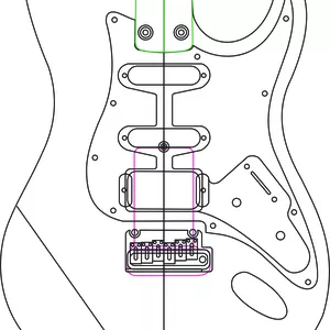 Imagem de capa para o Ebook vetor CORPO GUITARRA estilo XOQUITO  6 cordas
