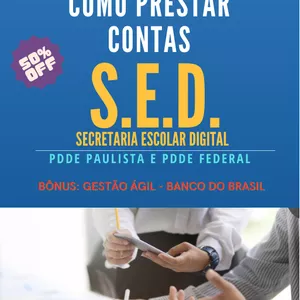 Imagem de capa para o Ebook E-book Prestação de Contas - Secretaria Escolar Digital(SED)