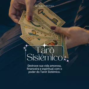 Imagem de capa para o Serviço online Tarot Sistêmico - Sessão Alvo – Clareza e Direção