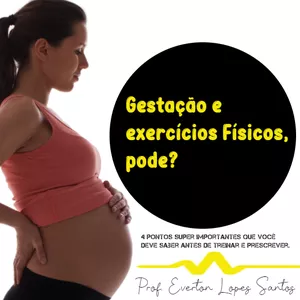 Imagem de capa para o Ebook GESTAÇÃO E EXERCÍCIOS FÍSICOS, PODE?  4 pontos importantes que você precisa saber antes de treinar.