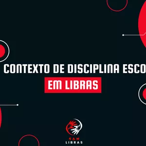 Imagem de capa para o Curso online Contexto de disciplina escolar em Libras