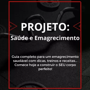 Imagem de capa para o Ebook PROJETO: Saúde e Emagrecimento