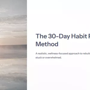 Cover image for Online course The 30-Day Habit Reset Method