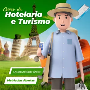 Imagem de capa para o Curso online Curso de Hotelaria e Turismo