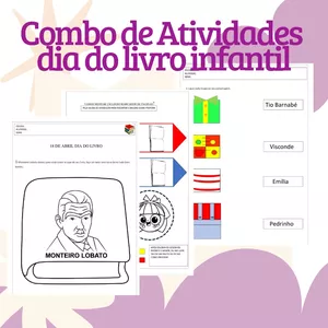 Imagem de capa para o Ebook COMBO DE ATIVIDADES DIA DO LIVRO