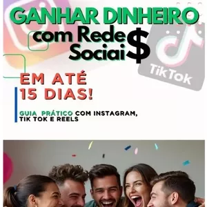 Imagem do curso GANHAR DINHEIRO COM REDES SOCIAIS - guia prático  E-book