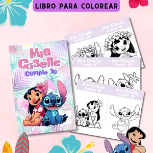 Imagen de portada para Ebook Plantilla Canva: Libro para Colorear con Portadas y 12 Dibujos Originales
