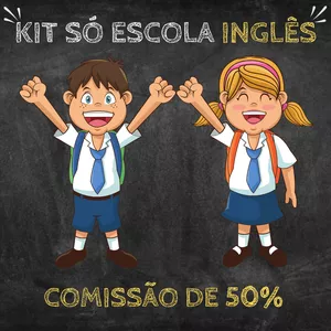 KIT SÓ ESCOLA INGLÊS