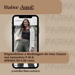 Imagem de capa para o Ebook MODELAGEM CASACO FEMININO 3 em 1