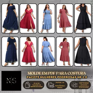 Imagem do curso [Molde em PDF] - Pacote Mulheres Poderosas "Moda Evangélica" Vestido 2.0 ID 4629971✨